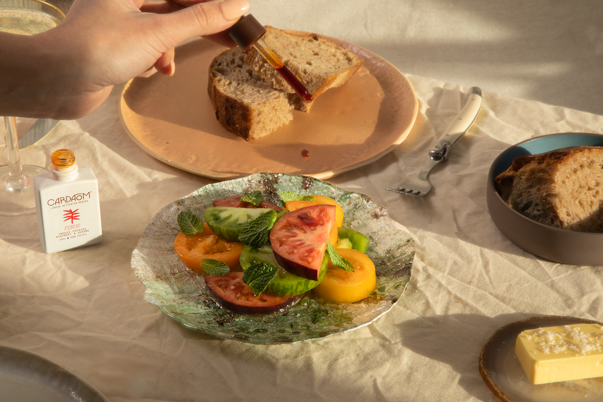 🥗 FARM TOMATO SALAD 🥗 with PIROS 🌶️